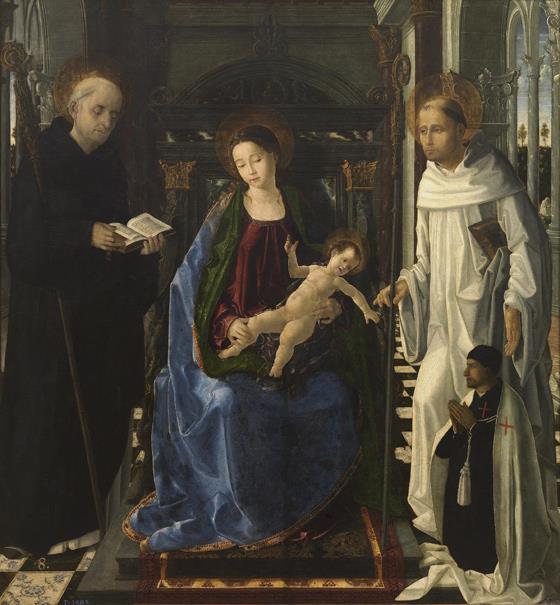 La Virgen del caballero de Montesa (reprodución fotográfica)