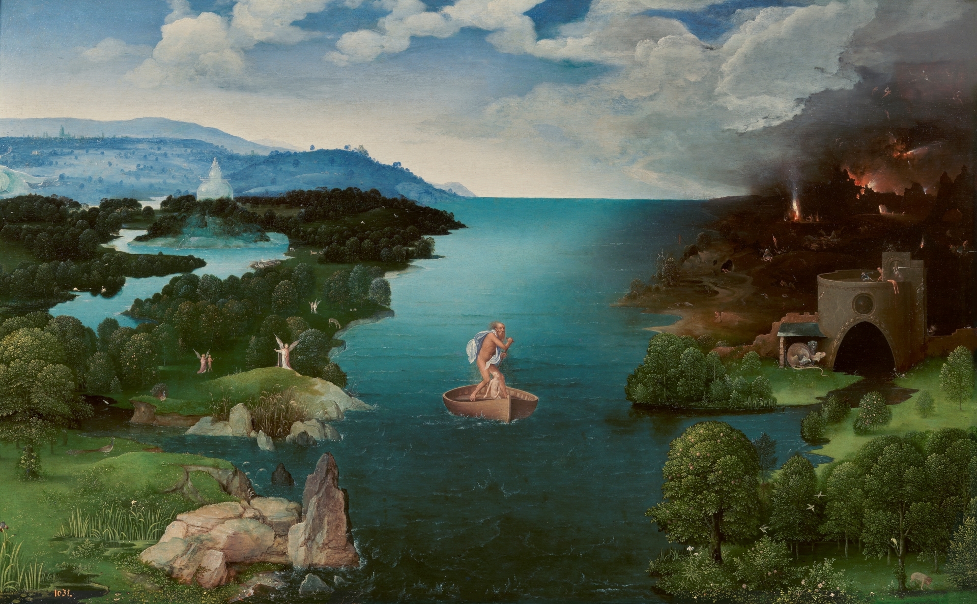 landscape with saint jerome