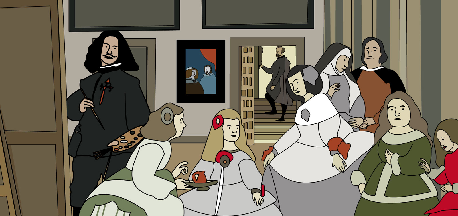 Las Meninas en pictogramas