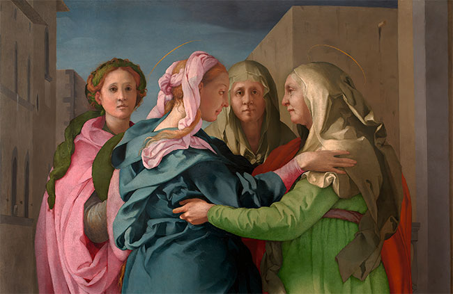 La Visitación de Jacopo Pontormo