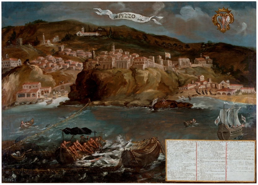 Imagen de la obra: "La ciudad de Pizzo, con la pesca del atún"