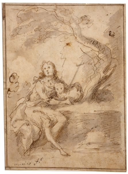 Image of the artwork: "Saint John the Baptist in the Desert"