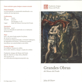 Grandes obras del Museo del Prado : Salas del Museo : invierno 2012 / Amigos del Museo del Prado.