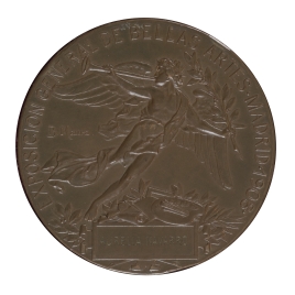 Medalla de la Exposición General de Bellas Artes de 1908 concedida a Aurelia Navarro
