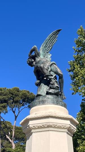 “El ángel caído” de Ricardo Bellver y Ramón, depósito del Museo del Prado