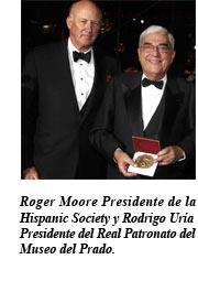 The Hispanic Society of America granted the Sorolla medal to Mr. Rodrigo Uría for his contribution to the conservation of art and Hispanic culture