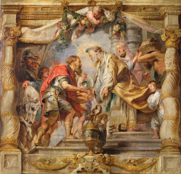 Image of the artwork: "The Meeting of Abraham and Melchizedek"