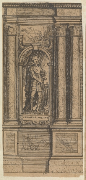 Imagen de la obra: "Felipe II dentro de una hornacina"