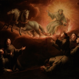 Apparition of Saint Francis in a Chariot of Fire