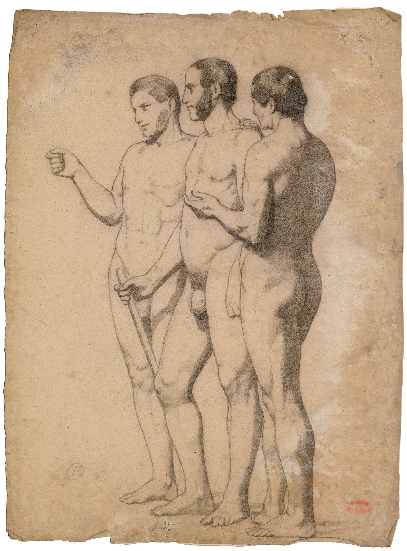 Tres desnudos masculinos - Colección - Museo Nacional del Prado