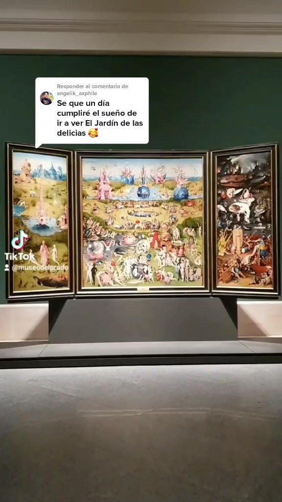 ¿Habéis visto en persona "El jardín de las delicias" del Bosco?