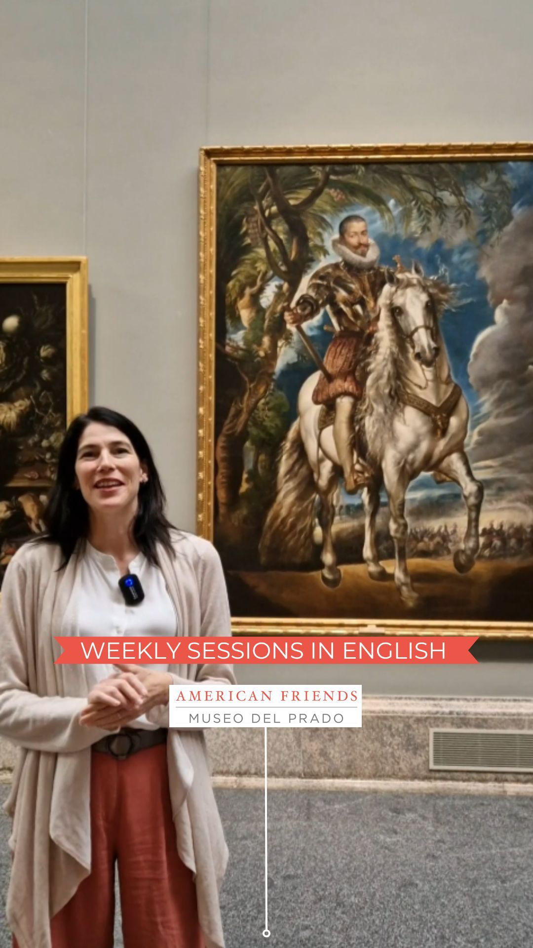 Weekly sessions in English: "Equestrian Portrait of the Duke of Lerma" (1603) by Rubens
