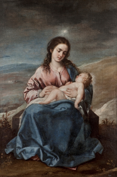 Imagen de la obra: "La Virgen con el Niño o Virgen del Lucero"