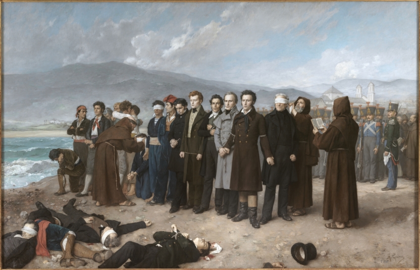 Fusilamiento de Torrijos y sus compañeros en las playas de Málaga -  Colección - Museo Nacional del Prado