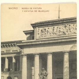 Museo del Prado, vista de la fachada oeste o de Velázquez