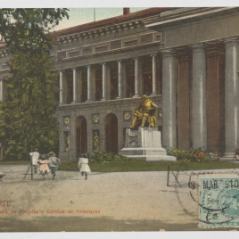Museo del Prado, vista de la fachada oeste o de Velázquez