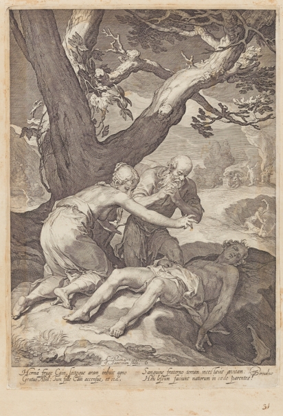 Imagen de la obra: "Adán y Eva lloran la muerte de Abel"