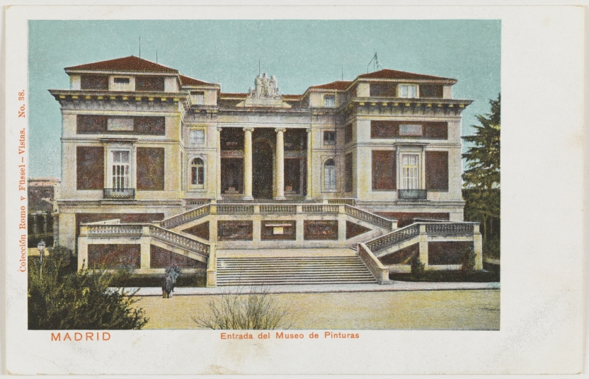 Imagen de la obra: "Museo del Prado, vista de la fachada norte o de Goya"