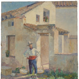 Vendedor de pescado, Málaga