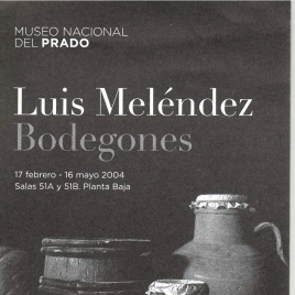 Billete de entrada a la exposición "Luis Meléndez. Bodegones" en 2004