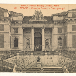 Museo del Prado, vista de la fachada norte o de Goya