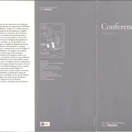 Conferencias : otoño 2005 / Museo Nacional del Prado.