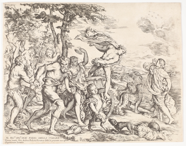 Imagen de la obra: "Baco y Ariadna"