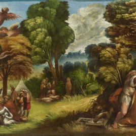 The Arrival of the Trojans at the Strophades Islands and the Attack of the Harpies