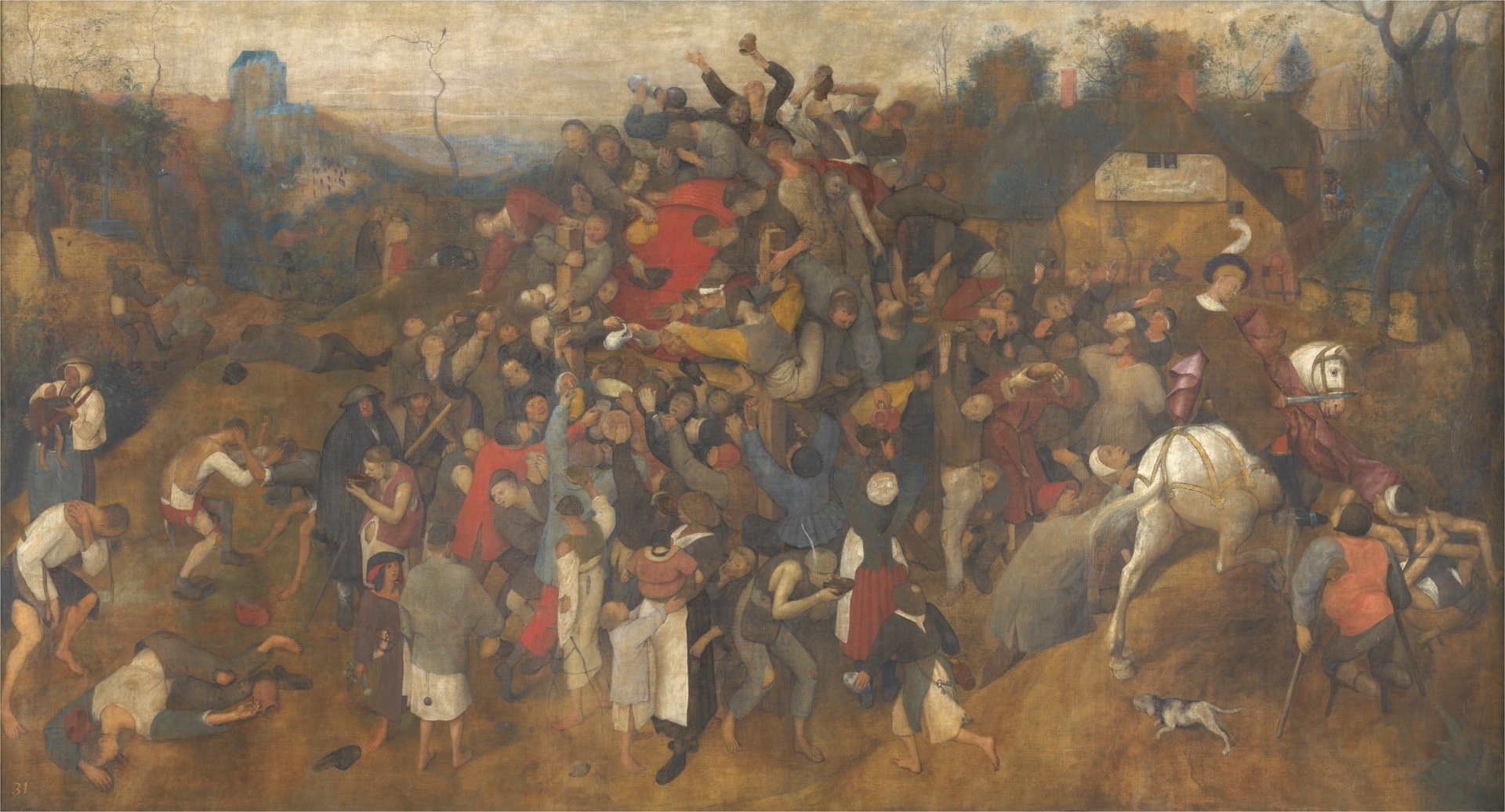 Vino de la fiesta de san Martín, El [Pieter Bruegel el Viejo]