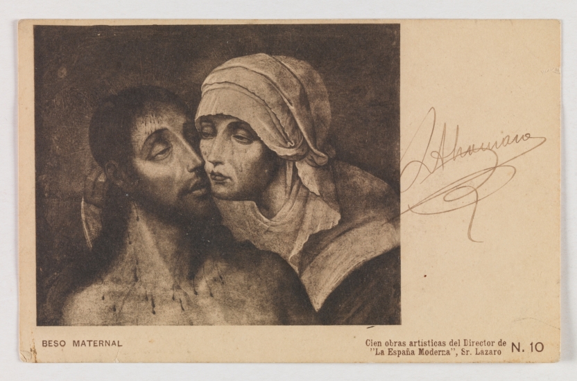 Imagen de la obra: "Beso maternal"