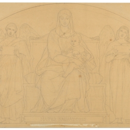 Mater Salvatoris (Capilla de las Letanías de la Iglesia de Notre Dame de Lorette, París).