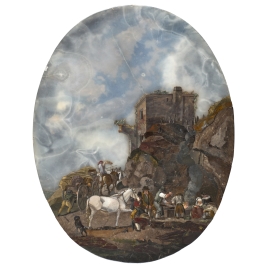 Paisaje con caballo