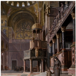 En la basílica de San Marcos (Venecia)