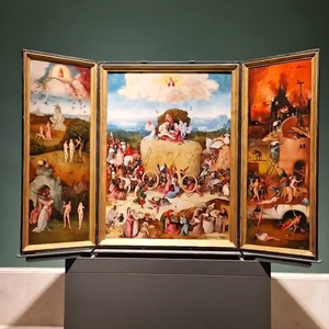 “Tríptico del carro de heno”, del Bosco