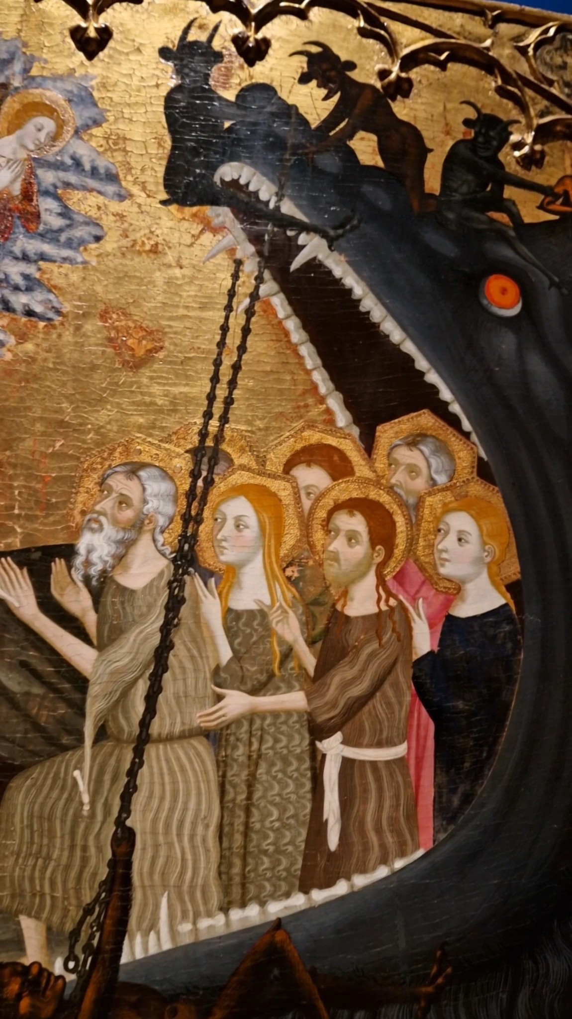 “Descenso a los infiernos”, de Pere y Jaume Serra, hacia 1381