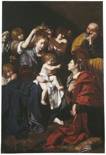Picture of The Holy Family with Saint Catherine
