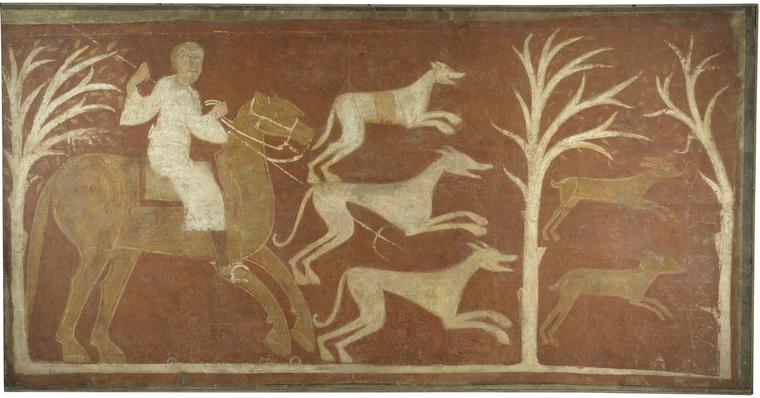 Cacería de Liebres (Pinturas murales de San Baudelio de Berlanga)