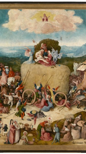 "Tríptico del carro de heno", del Bosco
