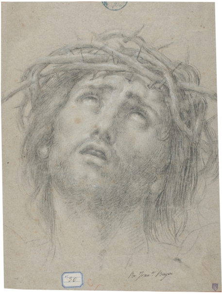 Imagen de la obra: "Cabeza de Cristo coronado de espinas"