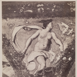 "Venus en el carro", pintura al fresco en la Villa Farnesina de Roma