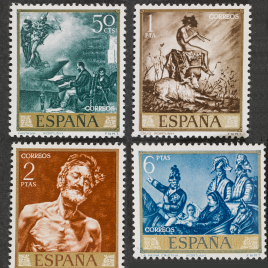 Serie de sellos Mariano Fortuny
