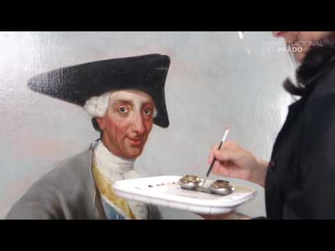Restauración: Carlos III, cazador, de Goya