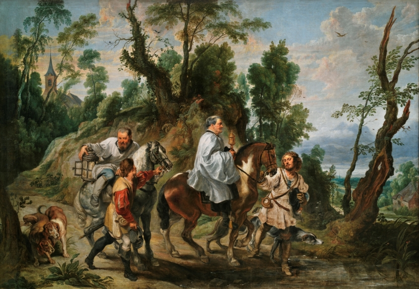 Imagen de la obra: "Acto de devoción de Rodolfo I de Habsburgo"