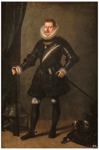 Felipe III con armadura