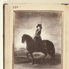 La reina María Luisa a caballo