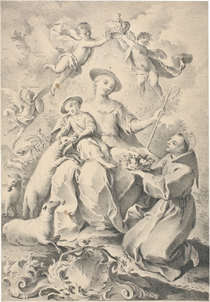 The Virgin as a Shepherdess - The Collection - Museo Nacional del