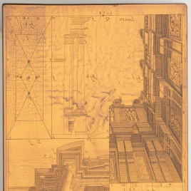 Estudios arquitectónicos: secciones y perspectivas