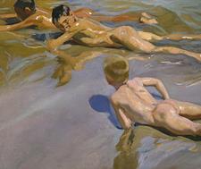 Chicos en la playa