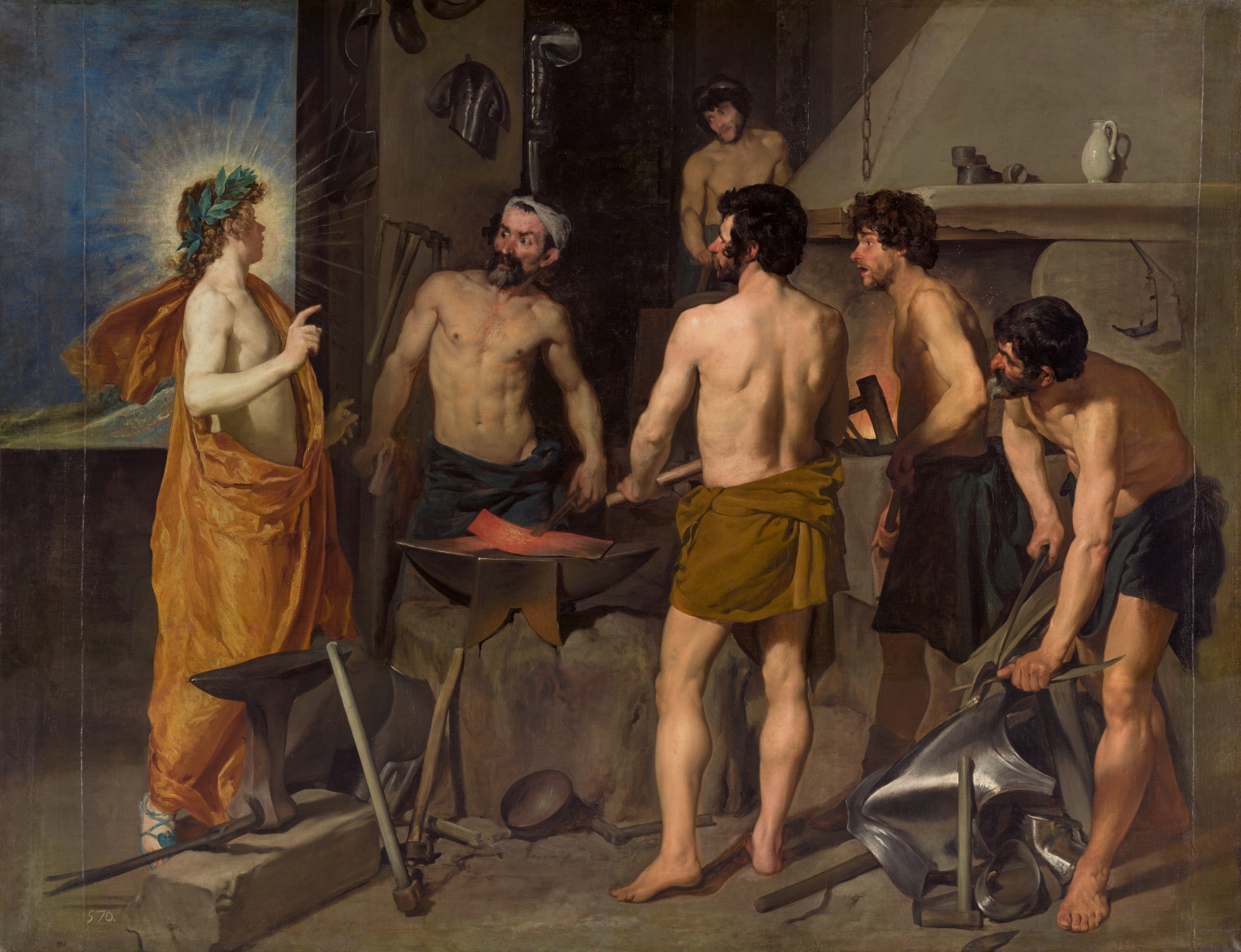 Fragua de Vulcano, La [Velázquez]