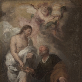 Cristo entregando las llaves a san Pedro